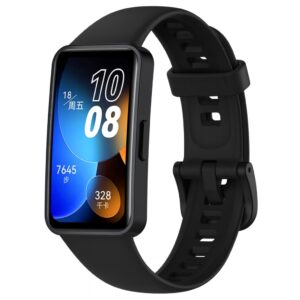 Λουράκι Huawei Band 10 / 9 / 8 Silicone Solid Color - Black