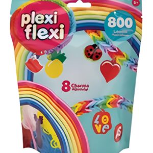 AS Plexi Flexi Σακουλάκι Με 800 Λαστιχάκια & 8 Αξεσουάρ Για Ηλικίες 5+ Χρονών