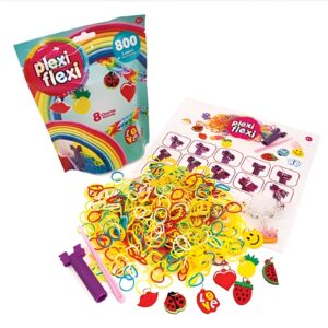 AS Plexi Flexi Σακουλάκι Με 800 Λαστιχάκια & 8 Αξεσουάρ Για Ηλικίες 5+ Χρονών