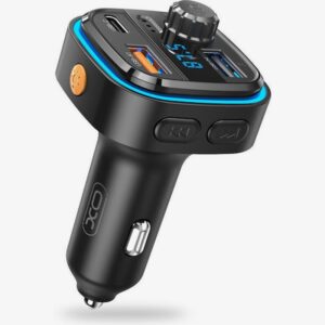 XO-BCC08 FM Transmitter Αυτοκινήτου με Bluetooth, 2X USB-A & 1X USB-C Μαύρο