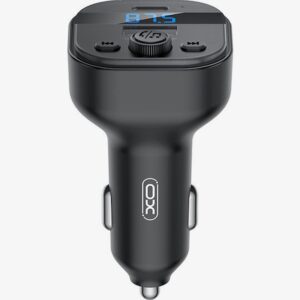 XO-BCC18 FM Transmitter Αυτοκινήτου με Bluetooth / USB-A & USB-C / 15W / Φωτισμός LED Μαύρο