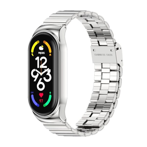 Λουράκι Xiaomi Mi Band 7 Ασημί NFC MIJOBS CS Bamboo Buckle Stainless Steel Watch Band Silver Λουράκι Xiaomi Mi Band 7 Ασημί NFC MIJOBS CS Bamboo Buckle Stainless Steel Watch Band Silver