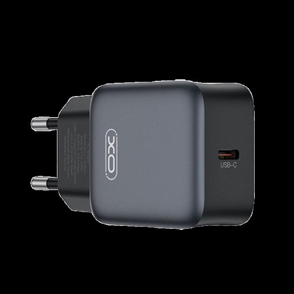 XO-L155 Φορτιστής χωρίς Καλώδιο με Θύρα USB-C PD GaN 30W Μαύρος