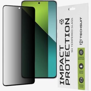 Xiaomi Redmi Note 13 Pro 5G / Poco X6 Προστασία Οθόνης Φιμέ Techsuit 111D Privacy Full Face Tempered Glass