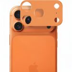 iPhone 17 Pro Max Techsuit Προστασία Κάμερας Full Face Tempered Glass Camera Orange