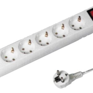 Technic MT6W1.5MS1.5-W Πολύμπριζο 6 Θέσεων με Καλώδιο 1,5m και Διακόπτη ON / OFF