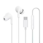 Original Xiaomi In-Ear Handsfree με Βύσμα USB-C Λευκό