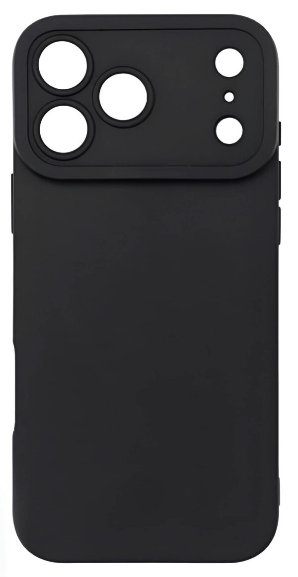 Forcell iPhone 17 Pro Max Soft Touch Θήκη Σιλικόνης - Black