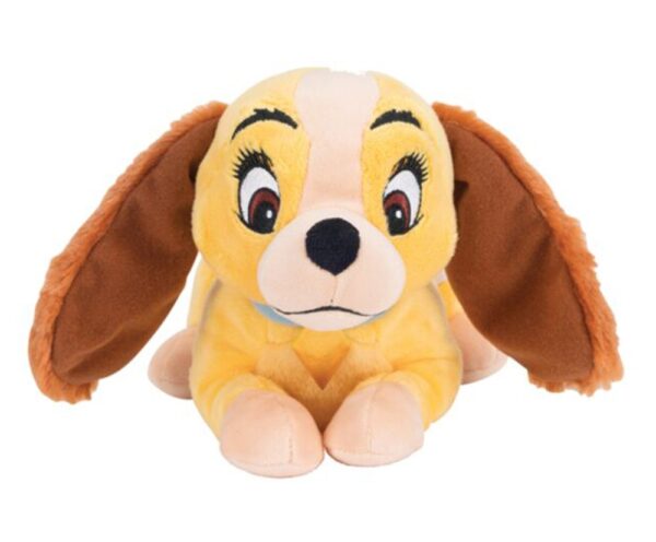 Disney Λούτρινο Lady το Σκυλάκι Καφέ 25εκ.