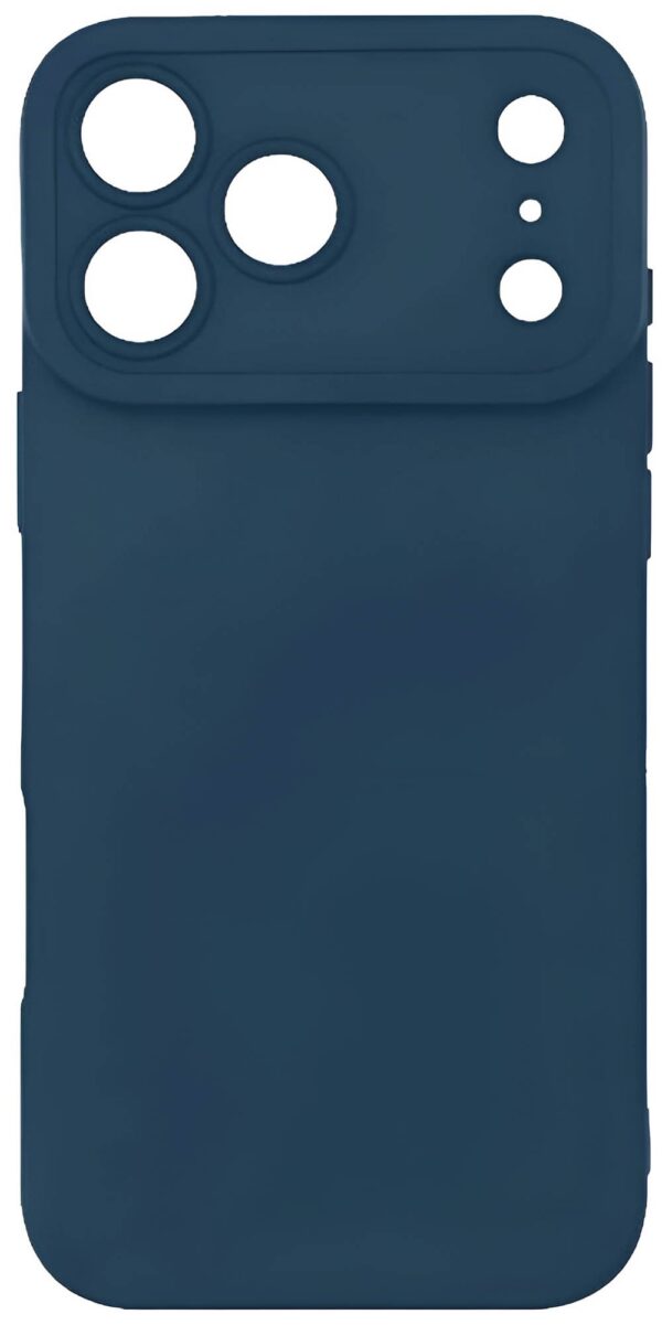 Forcell iPhone 17 Pro Max Soft Touch Θήκη Σιλικόνης - Dark Blue