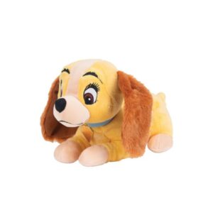 Disney Λούτρινο Lady το Σκυλάκι Καφέ 17εκ.