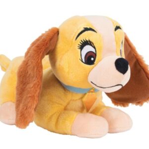 Disney Λούτρινο Lady το Σκυλάκι Καφέ 17εκ.