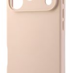 Forcell iPhone 17 Pro Max Soft Touch Θήκη Σιλικόνης - Pink Brown