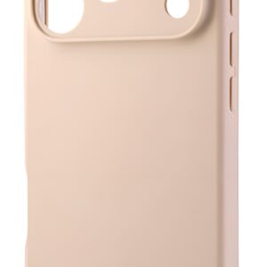 Forcell iPhone 17 Pro Max Soft Touch Θήκη Σιλικόνης - Pink Brown