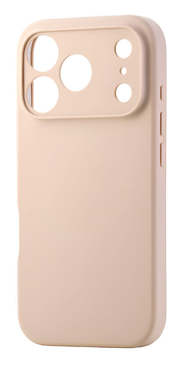 Forcell iPhone 17 Pro Max Soft Touch Θήκη Σιλικόνης - Pink Brown