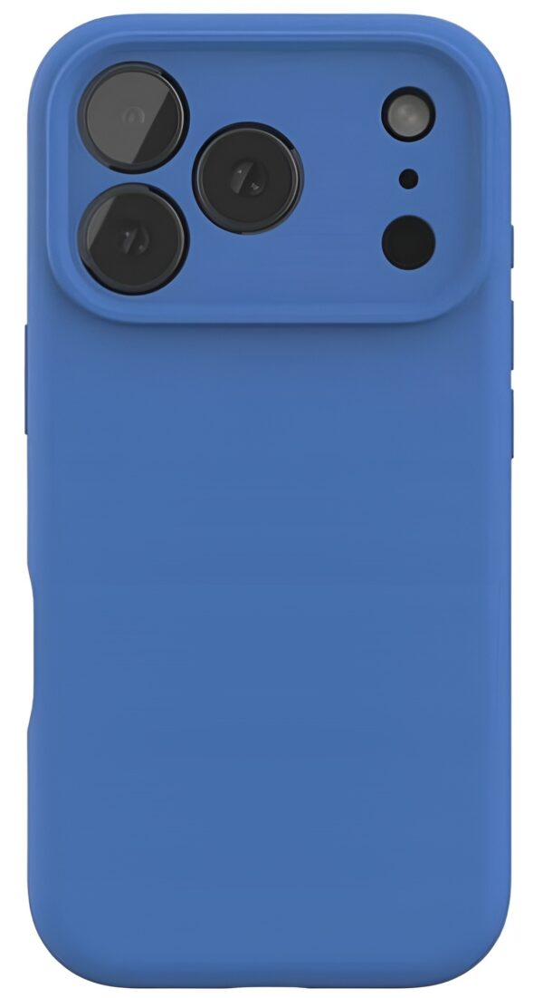 Forcell iPhone 17 Pro Max Soft Touch Θήκη Σιλικόνης - Bright Blue