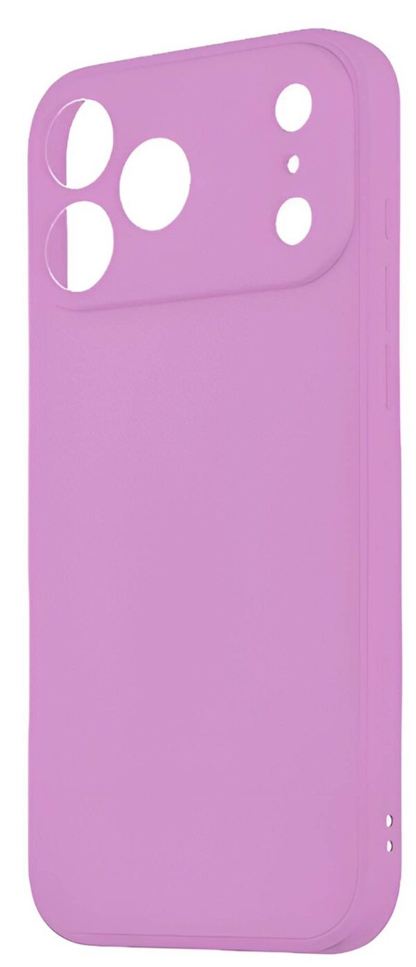 Forcell iPhone 17 Pro Max Soft Touch Θήκη Σιλικόνης - Bright Purple