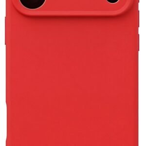 Forcell iPhone 17 Pro Max Soft Touch Θήκη Σιλικόνης - Bright Red