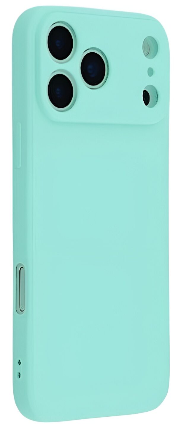 Forcell iPhone 17 Pro Max Soft Touch Θήκη Σιλικόνης - Mint Green