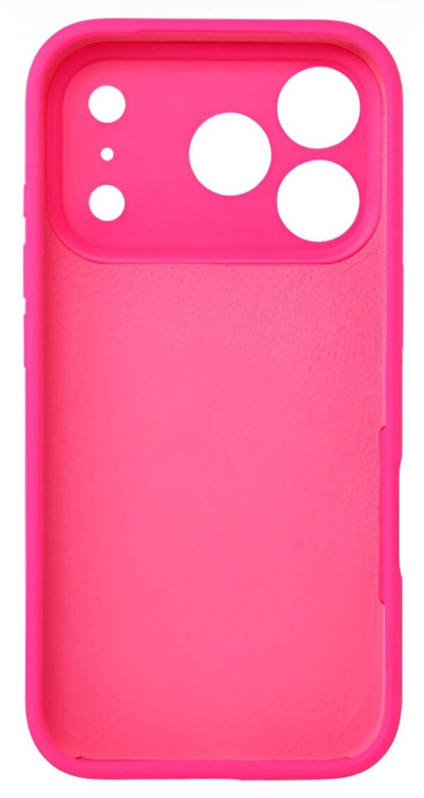 Forcell iPhone 17 Pro Max Soft Touch Θήκη Σιλικόνης - Fuchsia