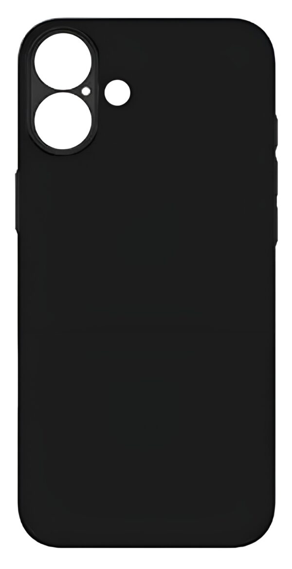 Forcell iPhone 16 Soft Touch Θήκη Σιλικόνης - Black