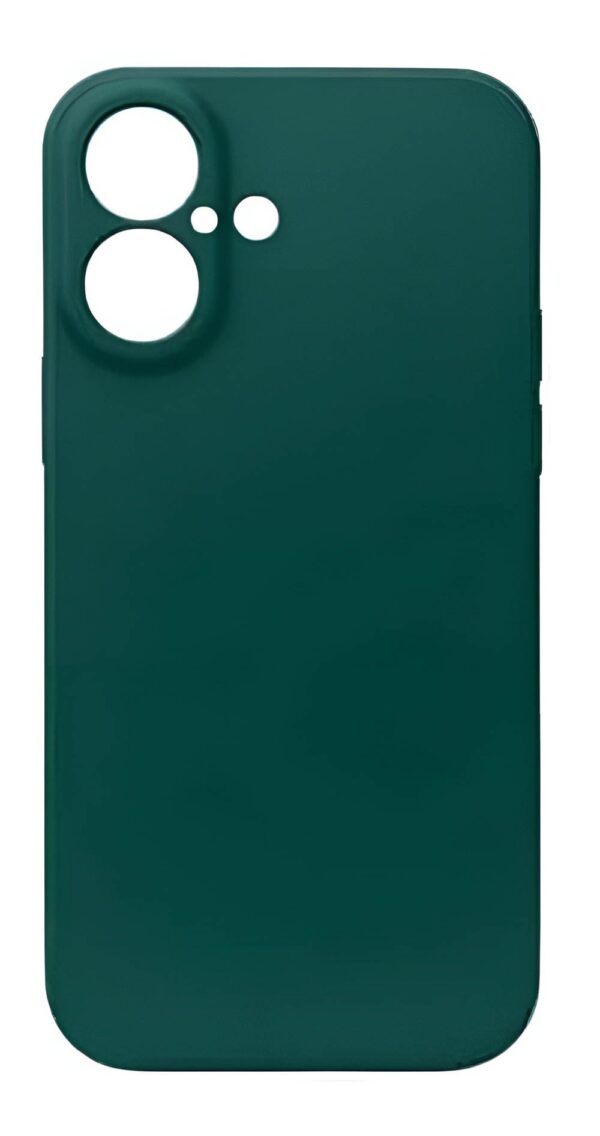 Forcell iPhone 16 Soft Touch Θήκη Σιλικόνης - Dark Green