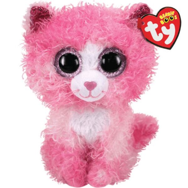 TY Beanie Boos Reagen Χνουδωτή Γατούλα Ροζ 23εκ. TY Beanie Boos Reagen Χνουδωτή Γατούλα Ροζ 23εκ.