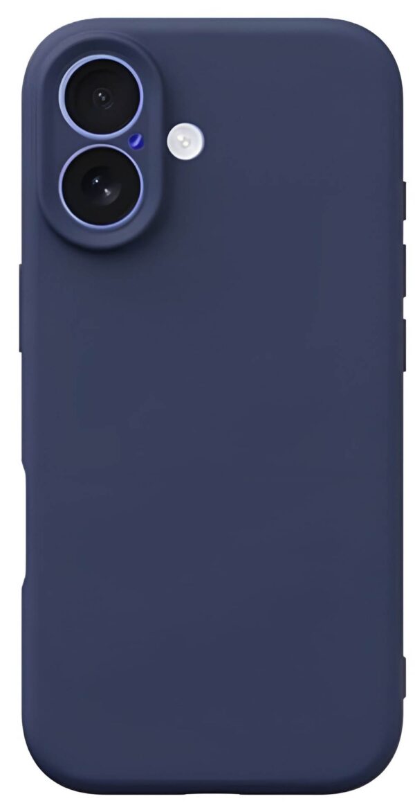 Forcell iPhone 16 Soft Touch Θήκη Σιλικόνης - Dark Blue Forcell iPhone 16 Soft Touch Θήκη Σιλικόνης - Dark Blue