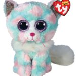TY Beanie Boos Opal Χνουδωτή Γατούλα Παστέλ 23εκ.