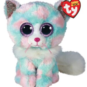 TY Beanie Boos Opal Χνουδωτή Γατούλα Παστέλ 23εκ.