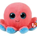 TY Beanie Boos Sheldon Χνουδωτό Χταπόδι Ροζ 15εκ.