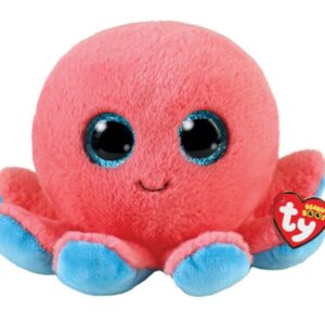 TY Beanie Boos Sheldon Χνουδωτό Χταπόδι Ροζ 15εκ.