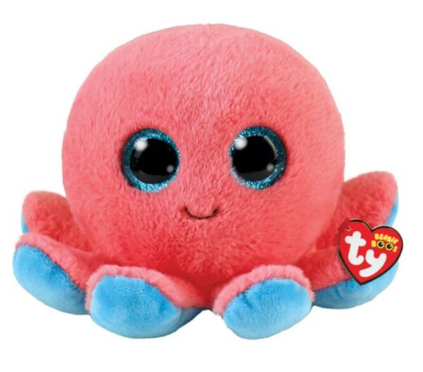 TY Beanie Boos Sheldon Χνουδωτό Χταπόδι Ροζ 15εκ. TY Beanie Boos Sheldon Χνουδωτό Χταπόδι Ροζ 15εκ.