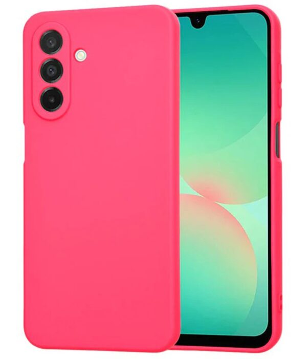Forcell Samsung Galaxy A24 5G/4G Soft Touch Θήκη Σιλικόνης - Fuchia