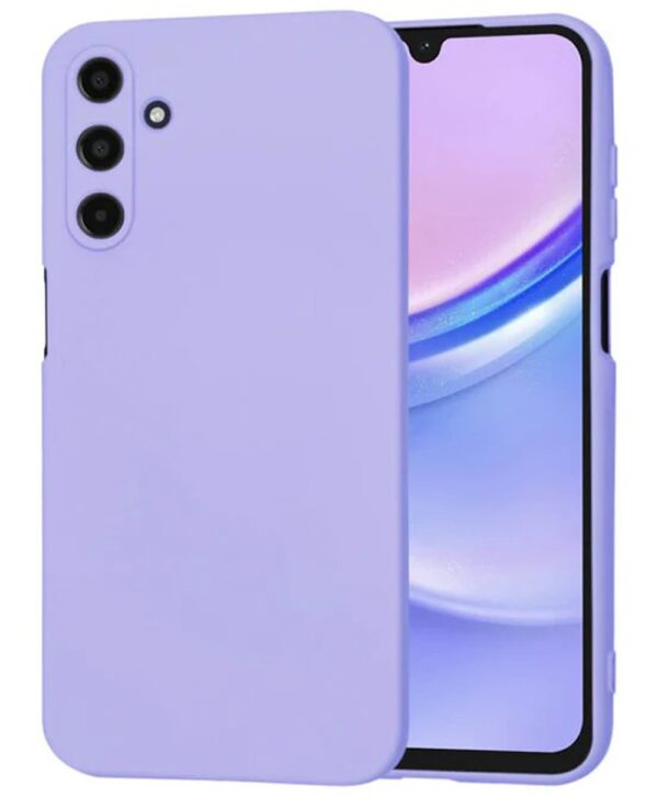 Forcell Samsung Galaxy A24 5G/4G Soft Touch Θήκη Σιλικόνης - Purple
