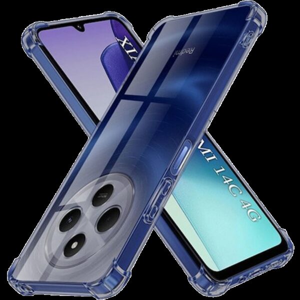 Techsuit Xiaomi Redmi 14C / Poco C75 Shockproof Θήκη Σιλικόνης TPU - Smoke Black