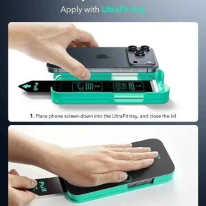 iPhone 17 Pro Max ESR Classic Screen Protector 3 Pack Προστασία Οθόνης με Μαύρο Περίγραμμα Full Face Tempered Glass