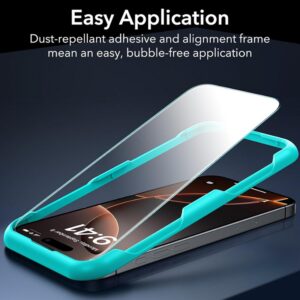 iPhone 17 Pro Max ESR Classic Screen Protector 3 Pack Προστασία Οθόνης με Μαύρο Περίγραμμα Full Face Tempered Glass