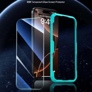 iPhone 17 Pro Max ESR Classic Screen Protector 3 Pack Προστασία Οθόνης με Μαύρο Περίγραμμα Full Face Tempered Glass