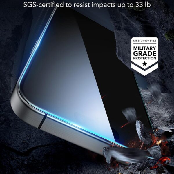 iPhone 17 Pro Max ESR Classic Screen Protector 3 Pack Προστασία Οθόνης με Μαύρο Περίγραμμα Full Face Tempered Glass