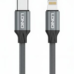 LDNIO USB-C to Lightning 30W PD 2m Μαύρο (LC442i)