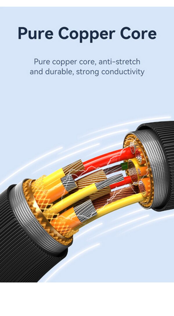 USAMS Καλώδιο USB-C to Lightning 30W 1m Λευκό (US-SJ712)
