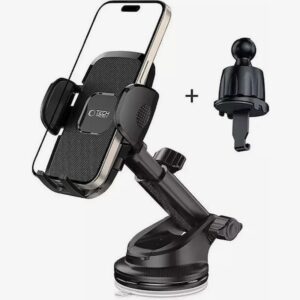 Tech - Protect V3 Universal Dashboard & Vent Car Mount Βάση Αυτοκινήτου Αεραγωγού με Ρυθμιζόμενα Άγκιστρα Black