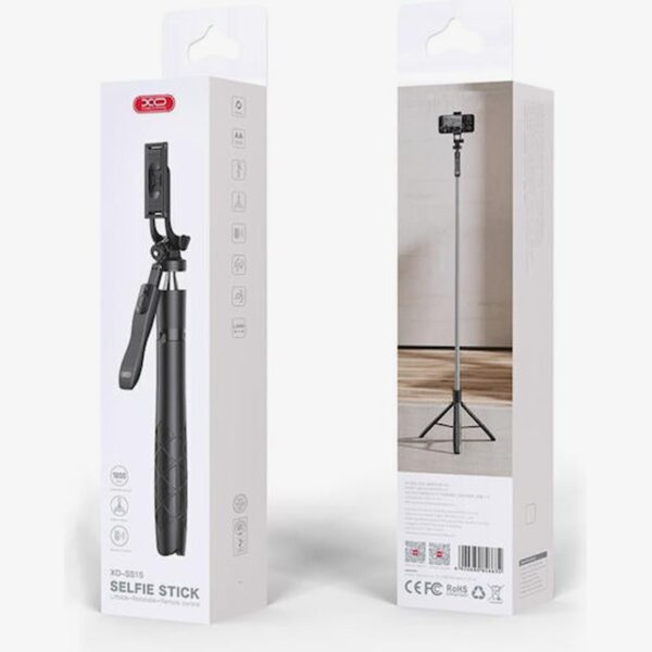 XO-SS15 Selfie stick με Bluetooth Μαύρο