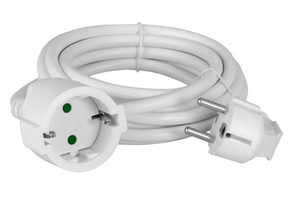 POWERTECH PT-889 Μπαλαντέζα Ρεύματος 1 Θέσης με Καλώδιο 5m Λευκή POWERTECH PT-889 Μπαλαντέζα Ρεύματος 1 Θέσης με Καλώδιο 5m Λευκή