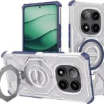 Techsuit Xiaomi Redmi Note 14 Pro 5G / Poco X7 5G MagSafe Carbon Shield Pro Θήκη Σκληρή Διάφανη - Blue