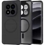 Techsuit Xiaomi Redmi Note 14 Pro 5G / Poco X7 5G MagSafe Frosted Θήκη Σκληρή Διάφανη - Black