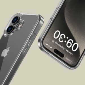 Tech Protect iPhone 16 Flexair Hybrid Θήκη Σιλικόνης - Διάφανη