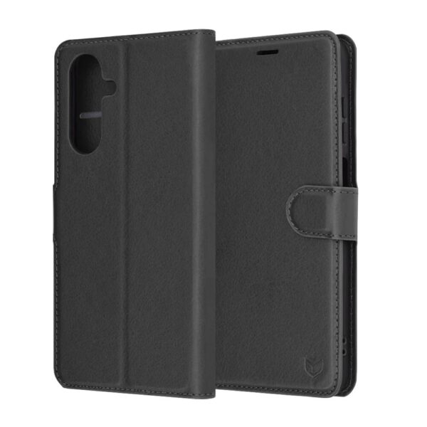 Techsuit Samsung Galaxy A26 5G / A17 Leather Folio Θήκη Βιβλίο - Black Techsuit Samsung Galaxy A26 5G / A17 Leather Folio Θήκη Βιβλίο - Black