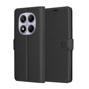 Techsuit Xiaomi Redmi Note 14 Pro 4G Leather Folio Θήκη Βιβλίο - Black